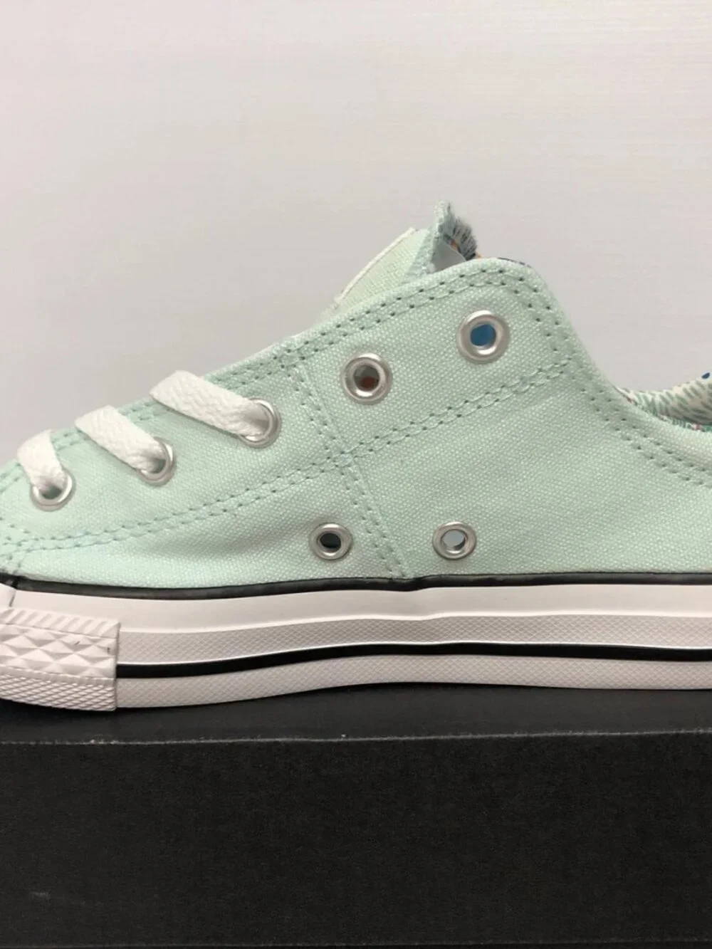 Converse CTAS Madison Ox Tal Lilac White LE Lace Up Canvas Sneakers Sz 3 EUR 35